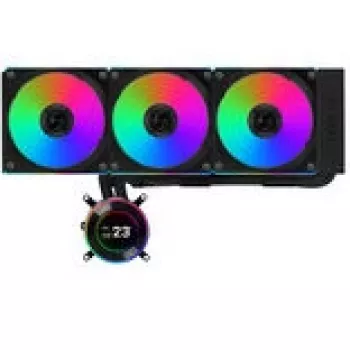 Arrefecedor líquido all-in-one para processador Lian Li GA II Hydroshift II LCD-C 360CL 12 cm preto 1 unid.