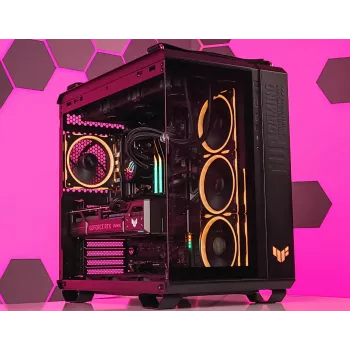 DistriNode PC gaming à medida — Ryzen 7 9800X3D + RTX 5070 Ti, 32GB DDR5