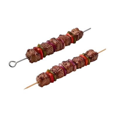 Espetos e palitos para aperitivos