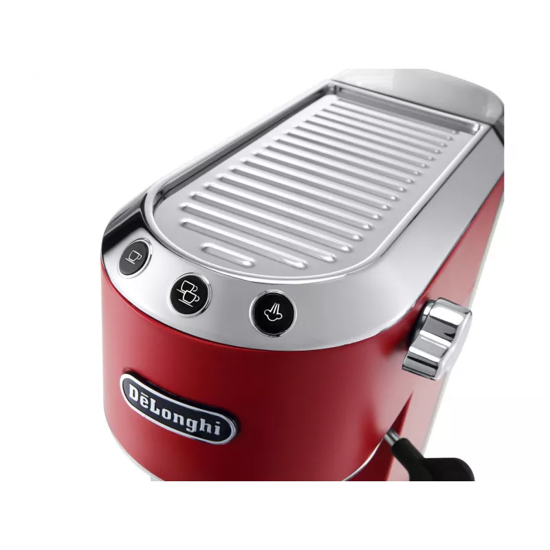 Máquina de café expresso DeLonghi EC685.R 1,1 L, 15 bar, semiautomática, lança de vapor, capacidade para 2 chávenas