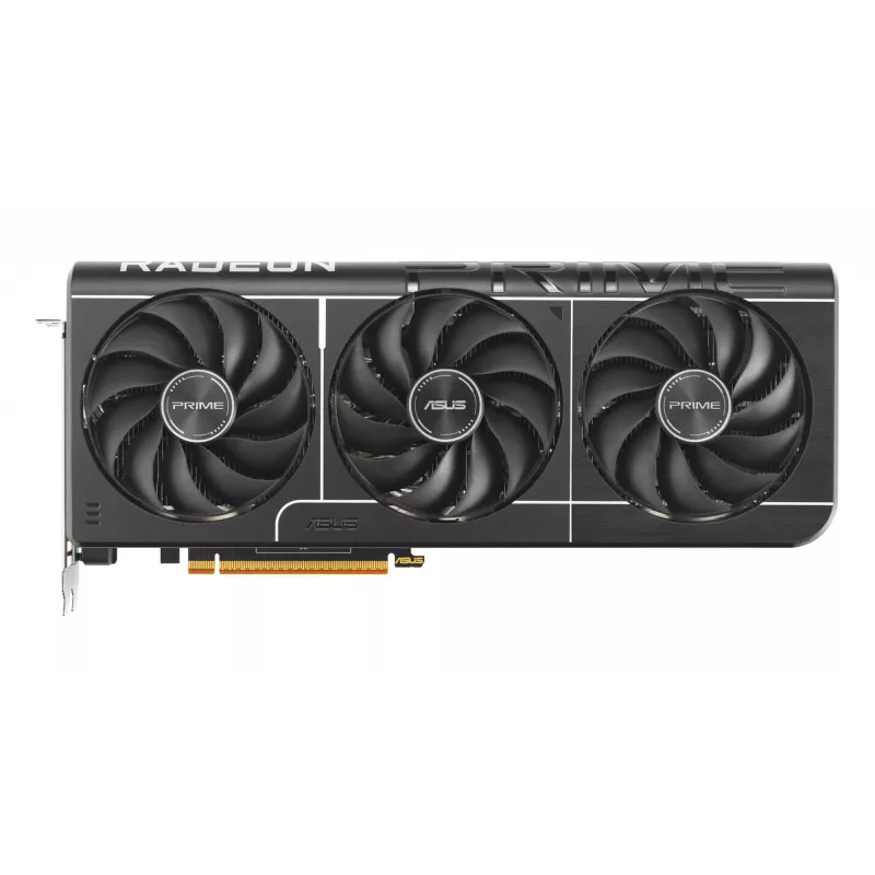 ASUS PRIME Radeon RX 9070 XT OC Edition 16GB GDDR6 placa gráfica, PCIe 5.0, 256 bits, 3x DisplayPort 2.1a, HDMI 2.1b, 3x 8 pinos, 312×130×50 mm