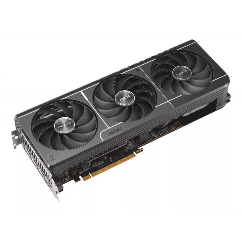 ASUS PRIME Radeon RX 9070 XT OC Edition 16GB GDDR6 placa gráfica, PCIe 5.0, 256 bits, 3x DisplayPort 2.1a, HDMI 2.1b, 3x 8 pinos, 312×130×50 mm