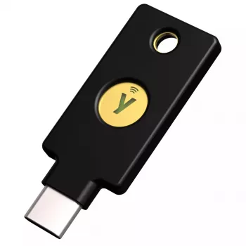Chave de segurança Yubico YubiKey 5C NFC FIPS, USB-C, preto
