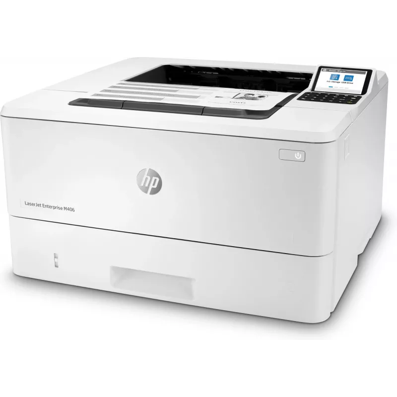 HP LaserJet Enterprise M406dn, laser, 1200 x 1200 DPI, A4, 38 ppm, impressão frente e verso, pronta para rede