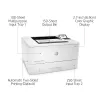 HP LaserJet Enterprise M406dn, laser, 1200 x 1200 DPI, A4, 38 ppm, impressão frente e verso, pronta para rede