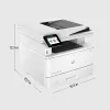 Impressora HP LaserJet Pro MFP 4102dw, laser, impressão monocromática, 1200 x 1200 DPI, A4, impressão direta, branco