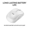 Logitech M240 Silent rato sem fios Bluetooth, branco