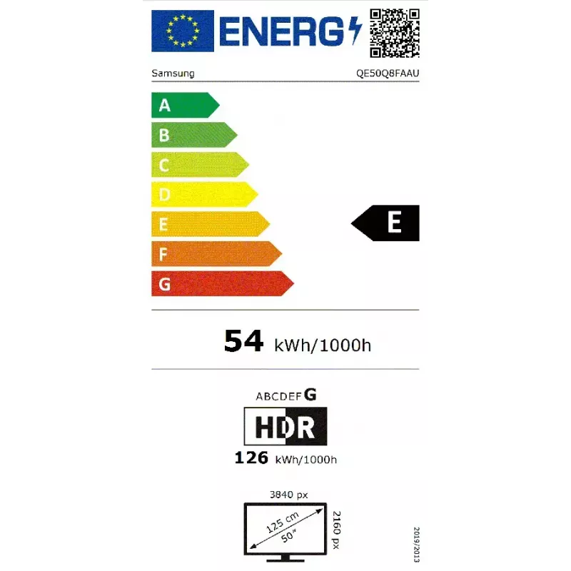TV Samsung QE50Q8FAAU 50 polegadas QLED 4K UHD (3840×2160), Dual LED, Tizen, 50 Hz