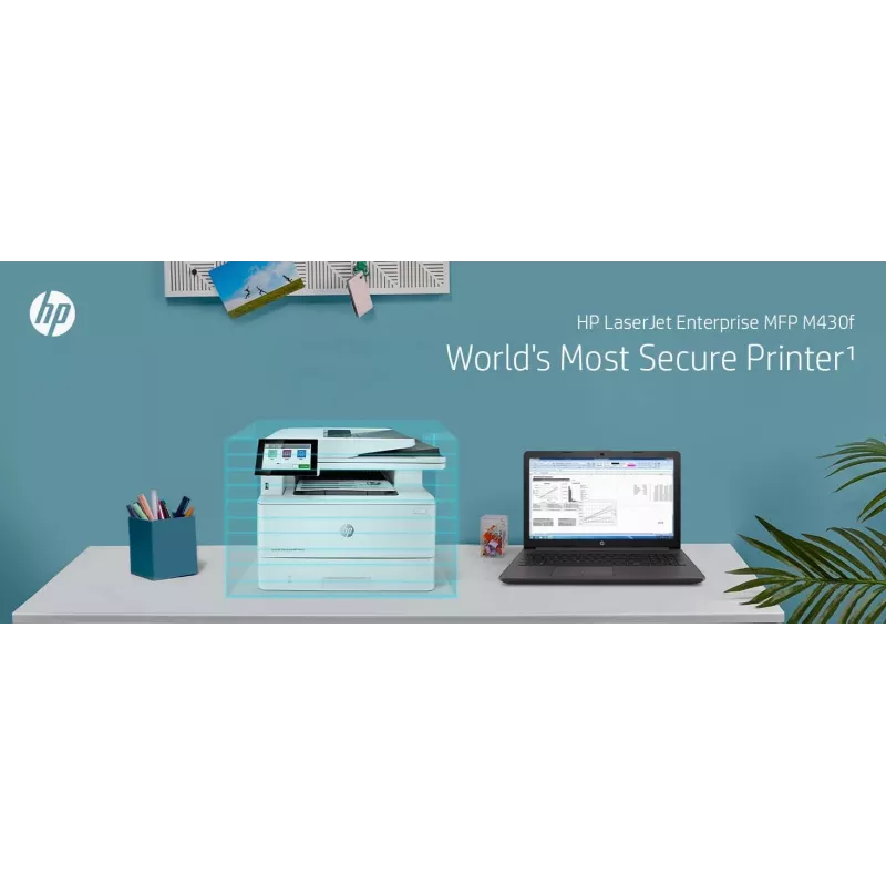 Multifunções HP LaserJet Enterprise MFP M430f laser mono impressão