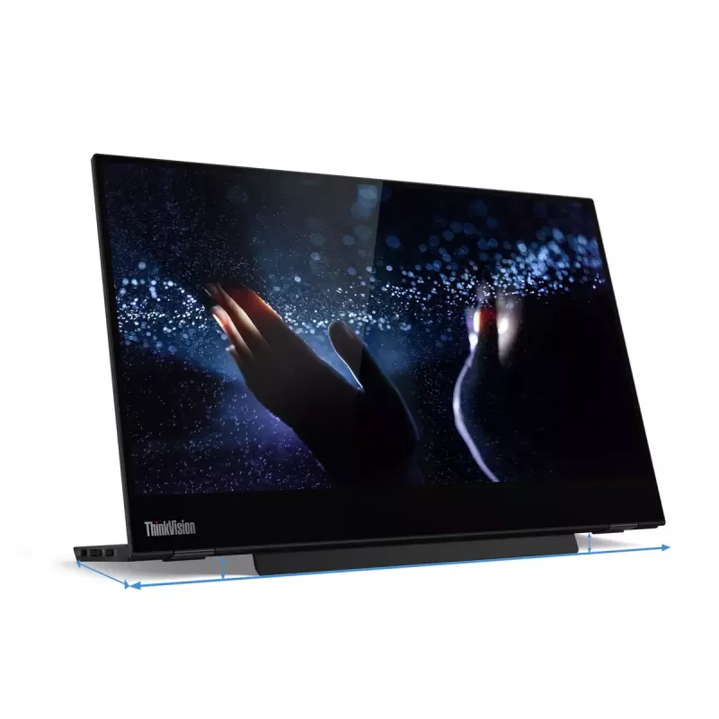 Lenovo ThinkVision M14t monitor de computador 35,6 cm (14 polegadas) 1920 x 1080 píxeis Full HD LED ecrã tátil preto