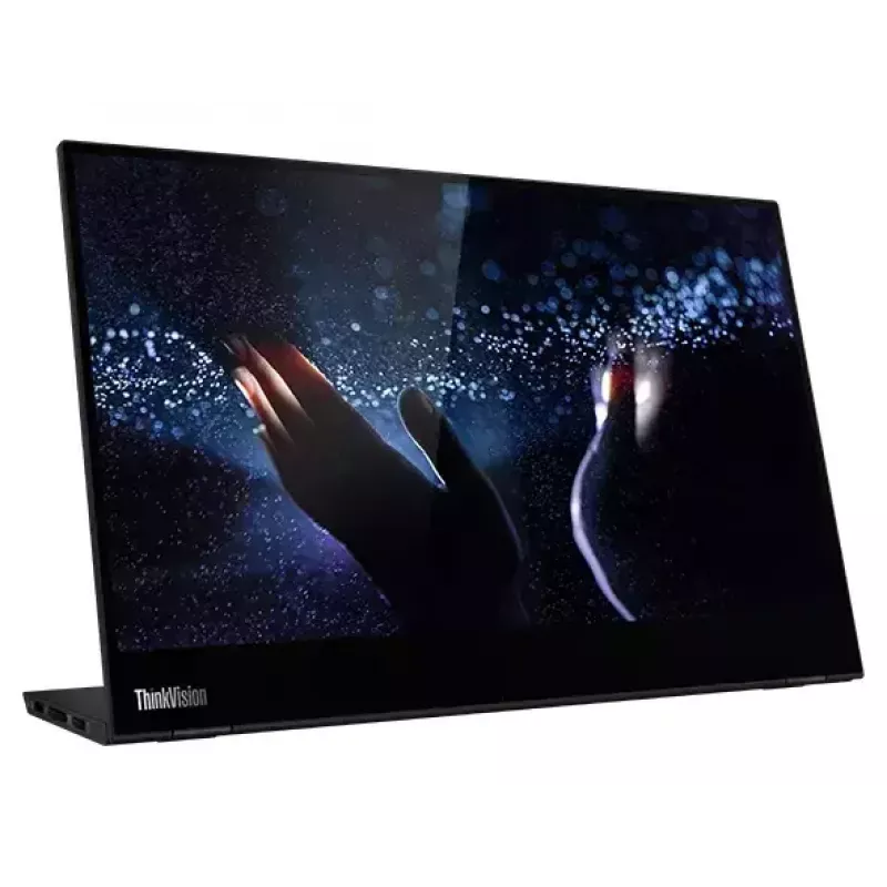 Lenovo ThinkVision M14t monitor de computador 35,6 cm (14 polegadas) 1920 x 1080 píxeis Full HD LED ecrã tátil preto