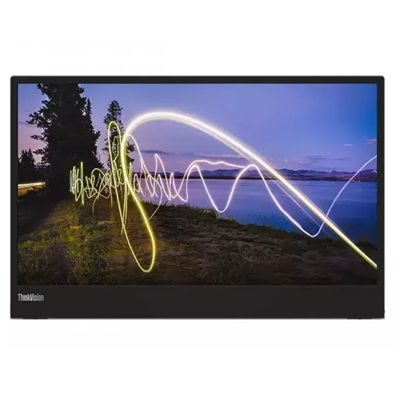 Lenovo ThinkVision M15 monitor de computador 39,6 cm (15,6 polegadas) 1920 x 1080 píxeis Full HD LED preto