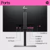 HP E24t G5 monitor tátil FHD, 60,5 cm (23,8 polegadas), 1920 x 1080 píxeis, Full HD, LCD, 5 ms, preto