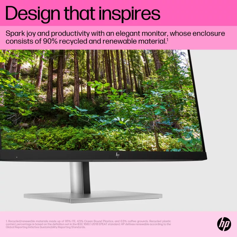 HP E24t G5 monitor tátil FHD, 60,5 cm (23,8 polegadas), 1920 x 1080 píxeis, Full HD, LCD, 5 ms, preto