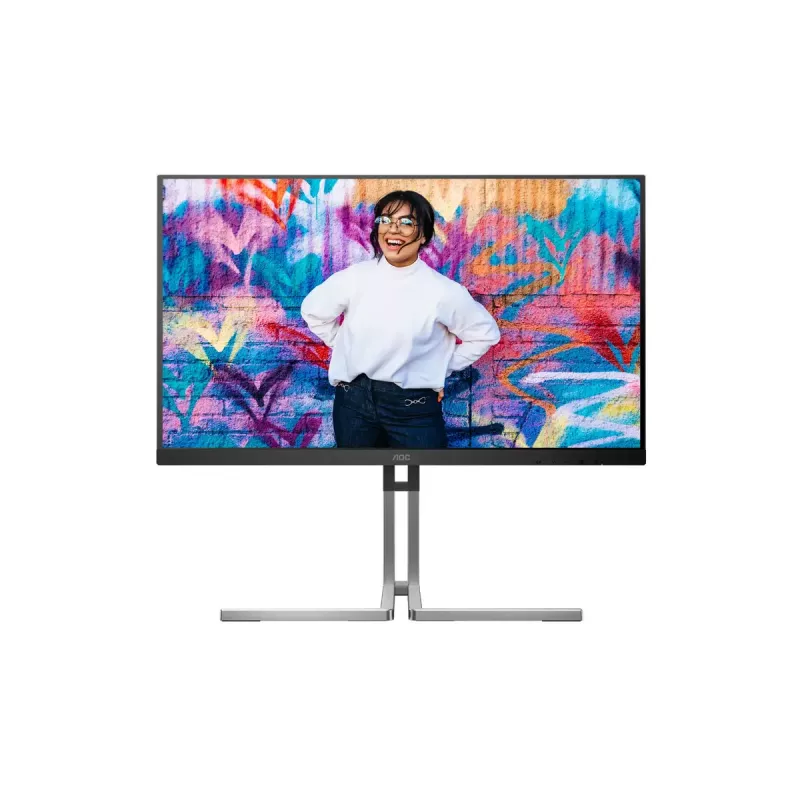 Monitor AOC Q27U3CV 68,6 cm (27 inch) 2560 x 1440 píxeis Quad HD LCD preto