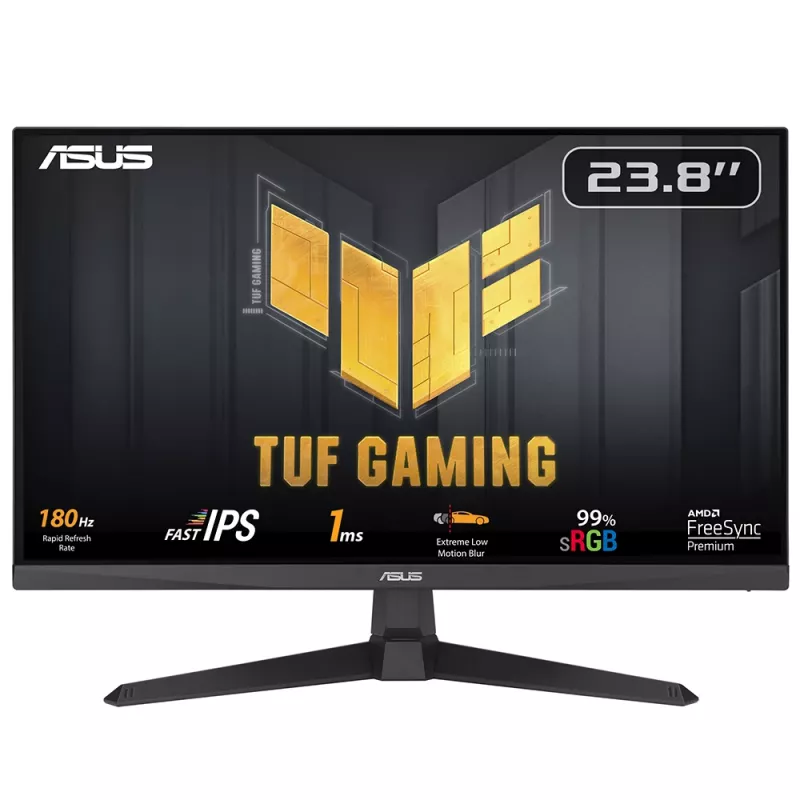 Monitor ASUS TUF Gaming VG249Q3A 60,5 cm (23,8 inch) 1920 x 1080 píxeis Full HD LCD preto