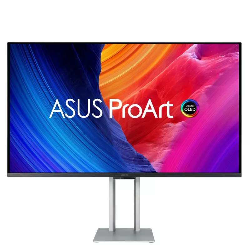 Monitor ASUS ProArt OLED PA32UCDM 80 cm (31,5 polegadas) 3840 x 2160 píxeis 4K Ultra HD QD-OLED prateado