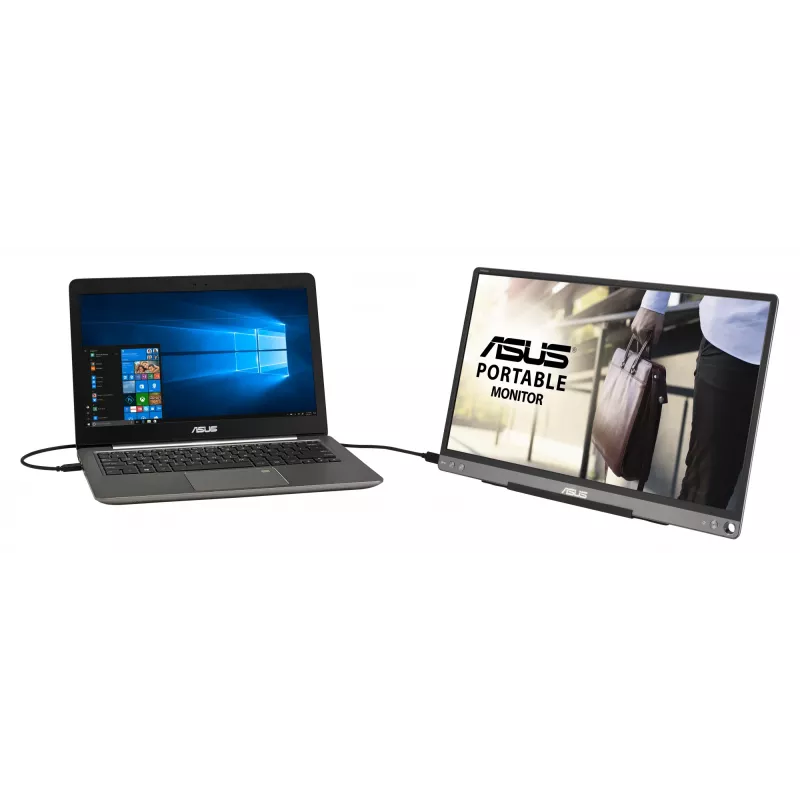 Monitor ASUS ZenScreen MB16ACE 39,6 cm (15,6 polegadas) 1920 x 1080 píxeis Full HD LED cinzento