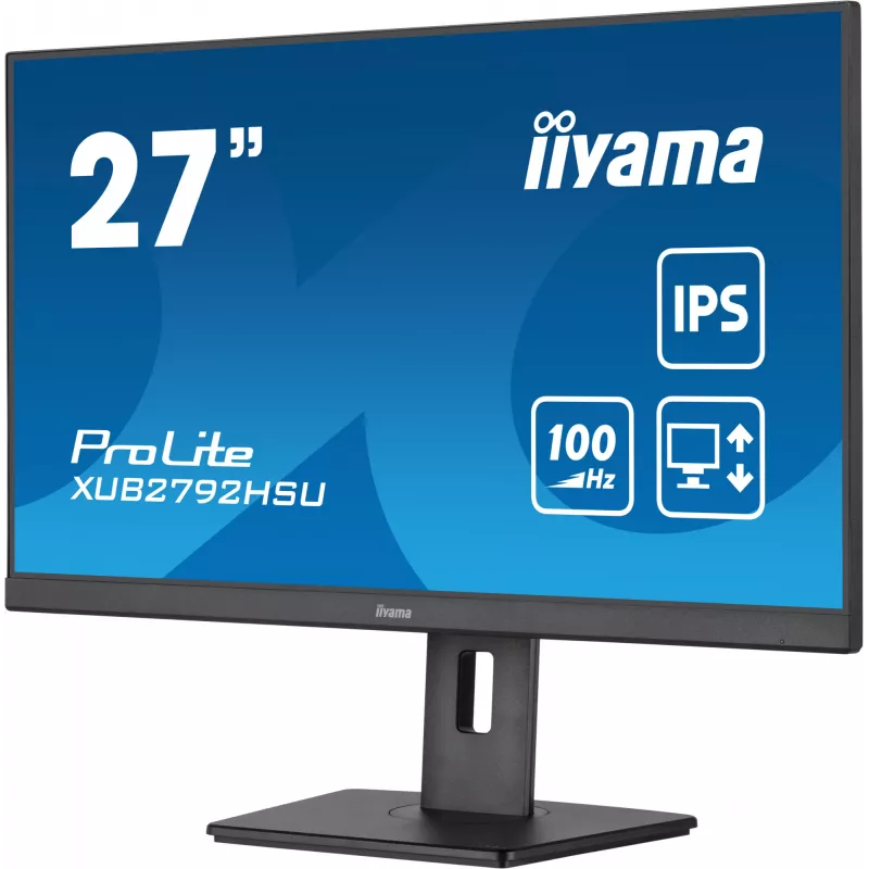 Monitor iiyama XUB2792HSU-B6 68,6 cm (27 polegadas) 1920 x 1080 píxeis Full HD LED preto