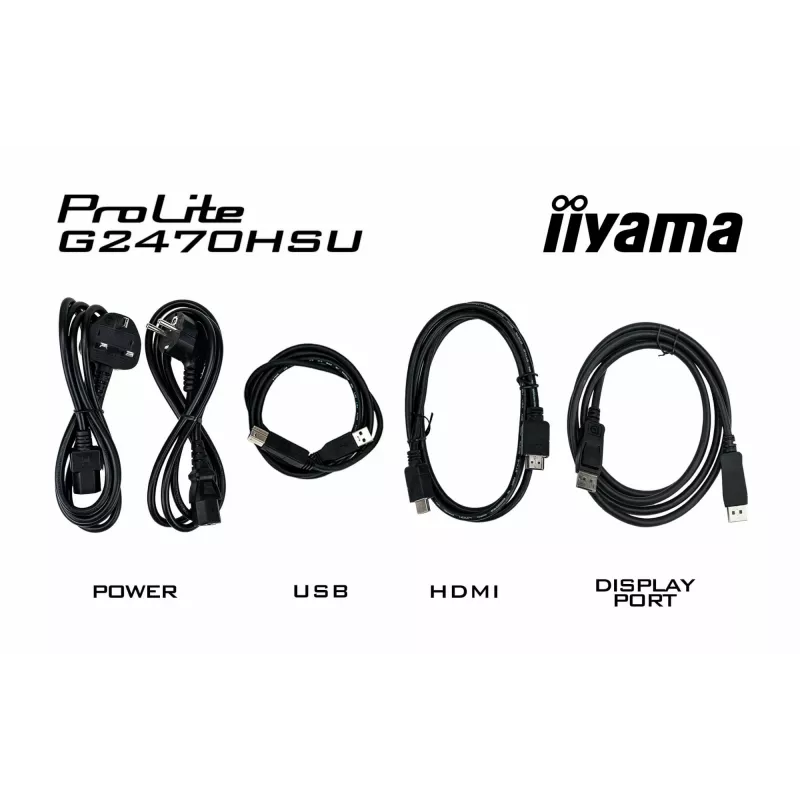 Monitor iiyama G-MASTER G2470HSU-B6 60,5 cm (23,8 polegadas) 1920 x 1080 píxeis Full HD LCD preto