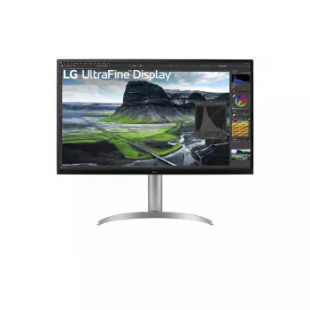 Monitor LG 32UQ850V-W 31,5 inch 4K Ultra HD (3840×2160) IPS LED, 60Hz, HDR400, USB-C PD 90W, altura ajustável/inclinação/Pivot, VESA