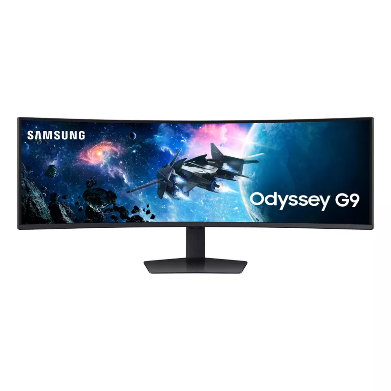 Monitor Samsung G95C 124,5 cm (49 polegadas) 5120 x 1440 pixels Dual QHD LED preto