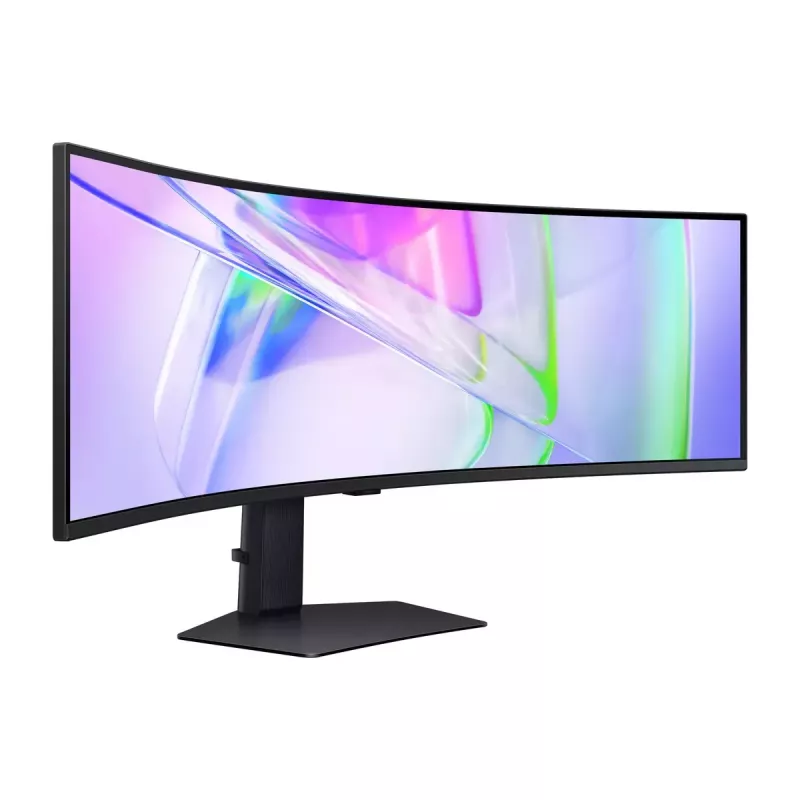 Monitor Samsung S95UC 124,5 cm (49 polegadas) 5120 x 1440 pixels DQHD LCD preto