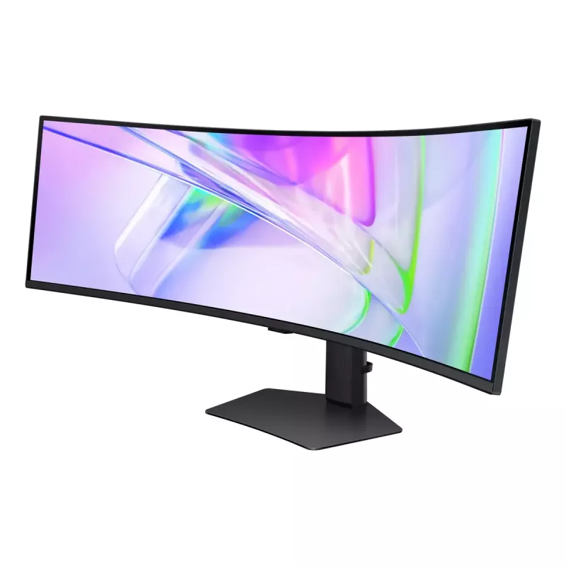 Monitor Samsung S95UC 124,5 cm (49 polegadas) 5120 x 1440 pixels DQHD LCD preto