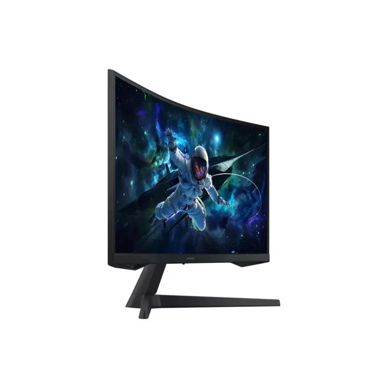 Monitor Samsung G55C 27 polegadas Quad HD 2560x1440 VA LED curvo 1000R, 165Hz, 1ms, FreeSync, VESA, preto