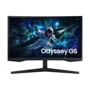 Monitor Samsung G55C 68,6 cm (27 polegadas) 2560 x 1440 pixels Wide Quad HD LED preto