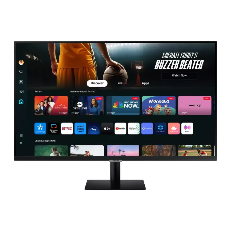Monitor Samsung M70D 81,3 cm (32 polegadas) 3840 x 2160 pixels 4K Ultra HD LED preto