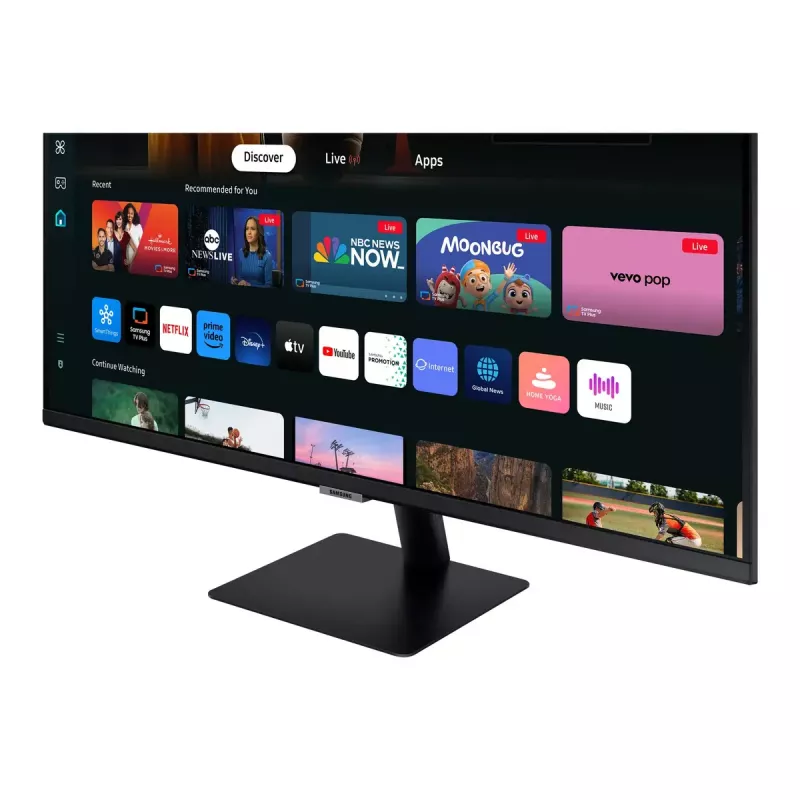 Monitor Samsung M70D 81,3 cm (32 polegadas) 3840 x 2160 pixels 4K Ultra HD LED preto