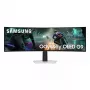 Monitor OLED curvo Samsung S49DG910SU 49 polegadas — Dual QHD 5120×1440, 32:9, 0,03 ms, 2×USB-C, VESA, altura ajustável