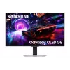 Monitor Samsung S32FG810SU 32 polegadas OLED 2160 x 3840 4K UHD, 0,03 ms, ângulo de visão 178°, VESA, altura ajustável, prateado