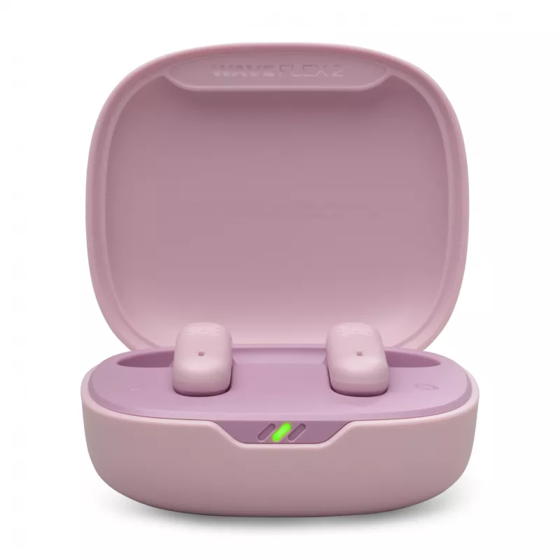 Headset JBL Wave Flex 2 sem fios in-ear chamadas/música USB Type-C rosa