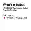Cartucho original HP 982X alta capacidade magenta PageWide, magenta, 1 unid., 16000 páginas