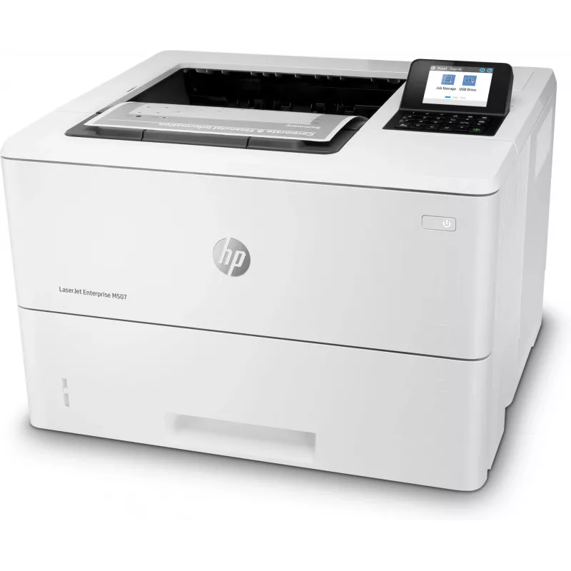 HP LaserJet Enterprise M507dn, Laser, 1200 x 1200 DPI, A4, 43 ppm, impressão frente e verso, com rede