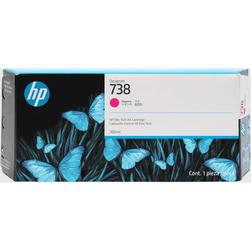 HP 738 300 ml Tinteiro DesignJet Magenta HP DesignJet T850 T950