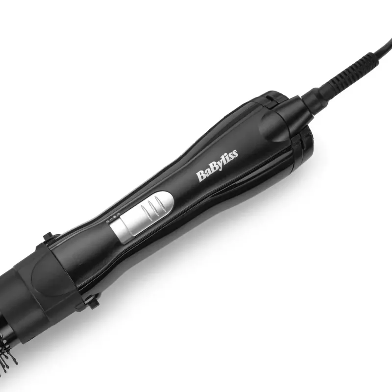 BaByliss Shape and Smooth AS82E escova de ar quente, 800 W, preta, cabo de 2 m