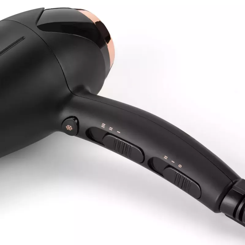 Secador de cabelo BABYLISS D570DE Turbo Shine 2200 W com difusor e concentrador