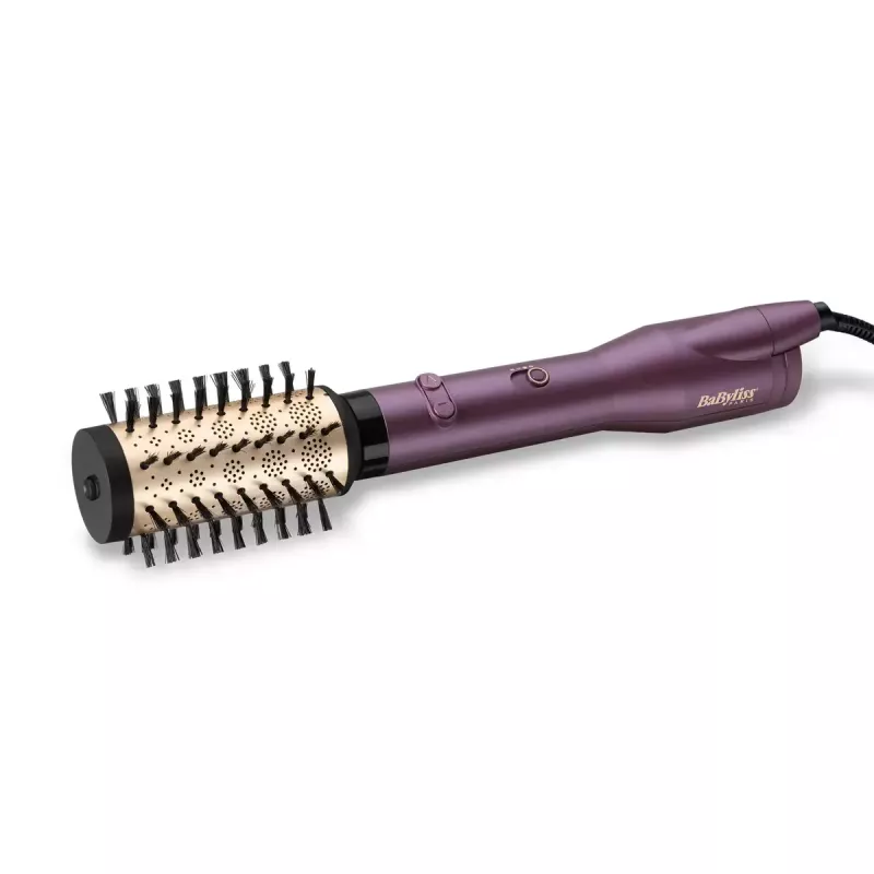 BaByliss Big Hair Dual AS950E escova rotativa de ar quente, roxo/rosa