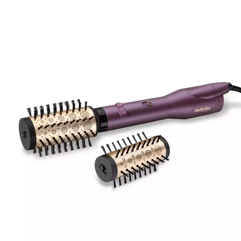 BaByliss Big Hair Dual AS950E escova rotativa de ar quente, roxo/rosa