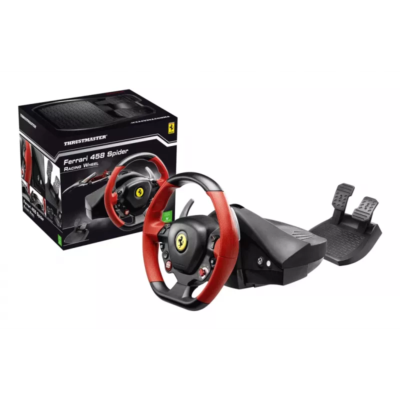 Thrustmaster Ferrari 458 Spider Preto, vermelho USB Volante + pedais Xbox One