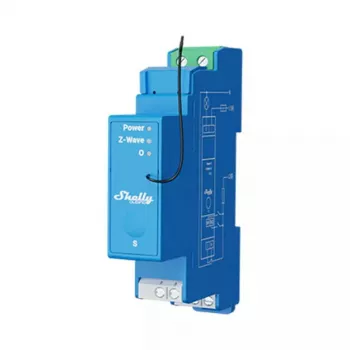 Relé de calha DIN Wave Pro 1, máx. 16 A, 1 fase, 1x 16 A, Z-Wave
