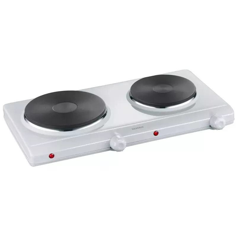 Severin DK 1042 placa de cozinhar branco modelo de mesa vitrocerâmica 2 zona(s)