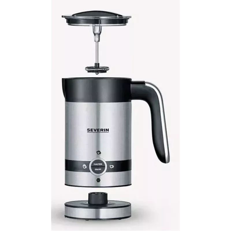 Espumador de leite automático Severin SM 3584 preto aço inoxidável