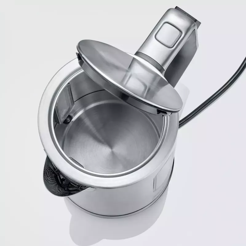 Chaleira elétrica Severin 1.7 L 3000 W preto aço inoxidável
