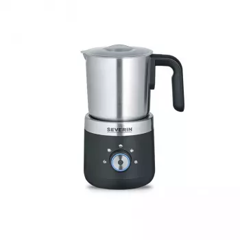 Espumador de leite elétrico manual Severin 3588 preto prateado 550W