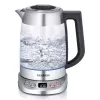 Chaleira elétrica SEVERIN WK 3480 — capacidade 1,7 L, 3000 W, branco, caixa em vidro/plástico/aço inoxidável