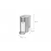 Chaleira Unold Ava 2,5 l 2600 W prateado, branco